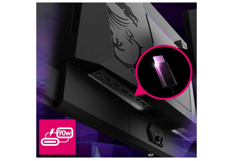 MSI MPG 321URX taux de rafraîchissement élevé QD-OLED