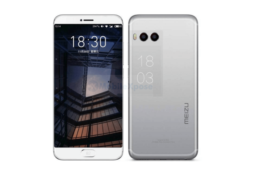 Рендер Meizu Pro 7 показывает функционал второго экрана на задней крышке