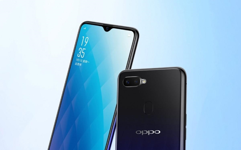 Новый «бюджетник» Oppo A7 с каплевидным вырезом показался на пресс-рендерах