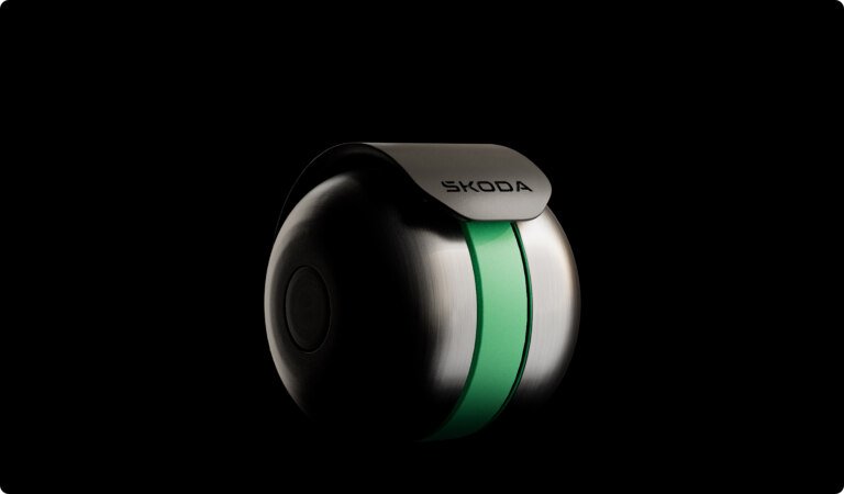 Велозвонок Skoda DuoBell на руле