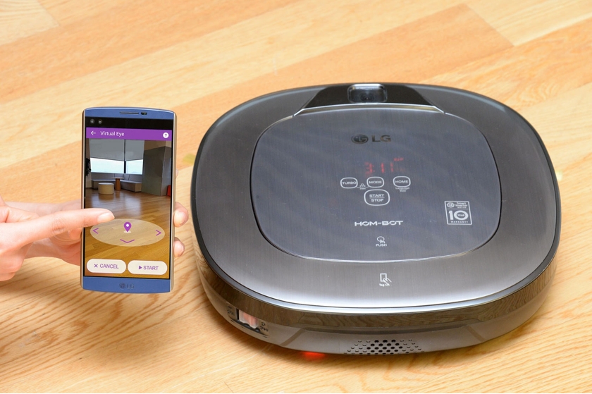 На CES 2016 LG покажет пылесос с технологией дополненной реальности