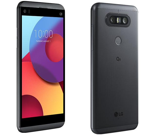 Двухэкранный LG Q8: мини-версия V20 с влагозащитой