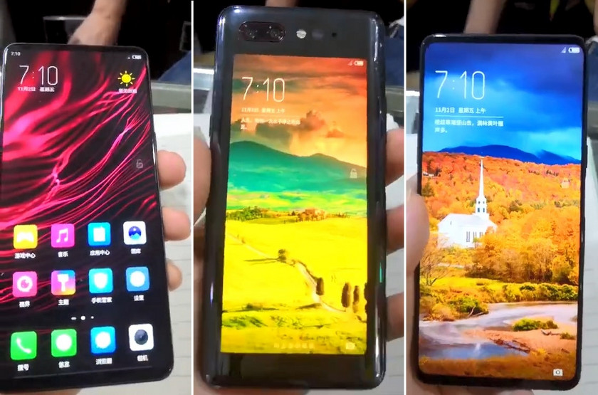 Двухсторонний смартфон Nubia Z18S засветился на видео