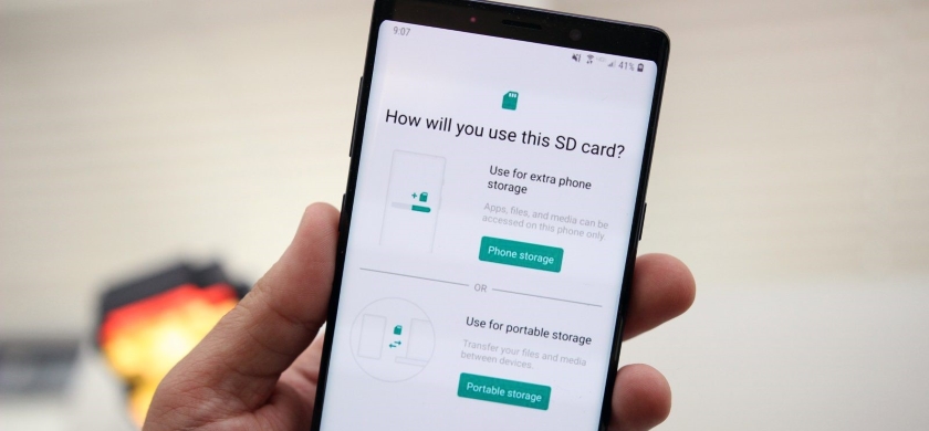 Смартфоны Samsung с обновлением до Android Pie могут получить функцию Adoptable Storage
