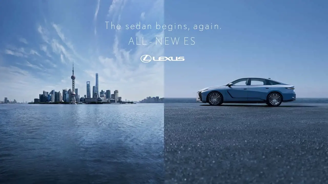 Сучасний електричний седан Lexus ES