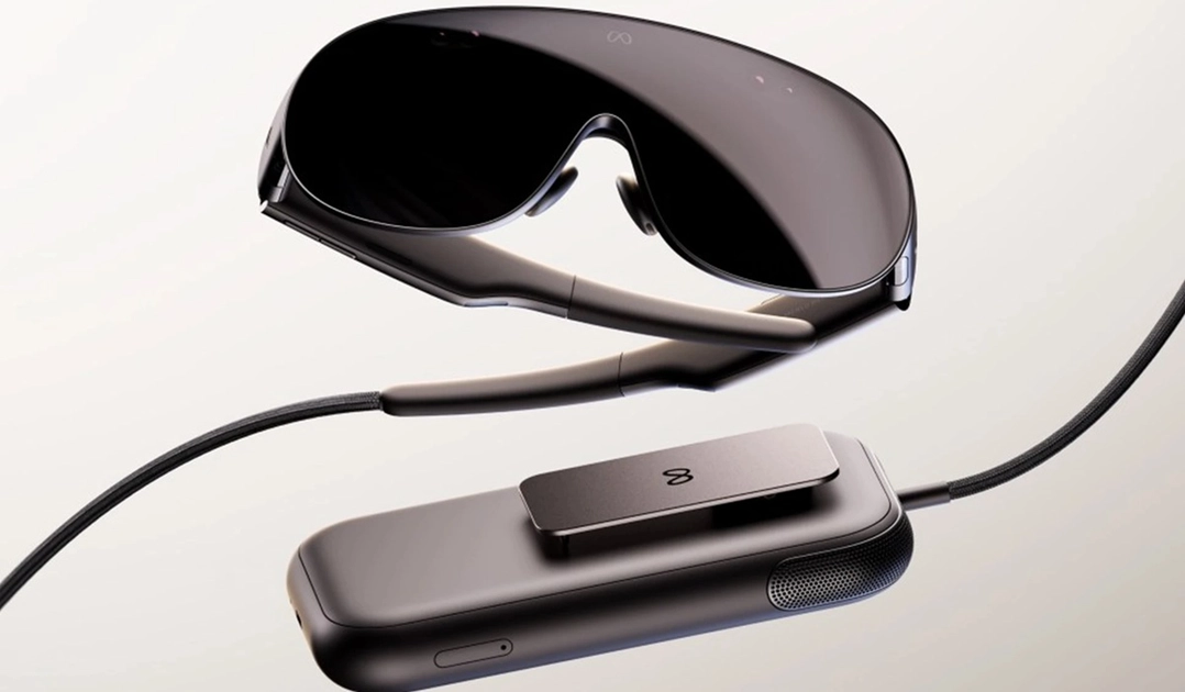 Meta VR Glasses 2027 with the external compute puck.