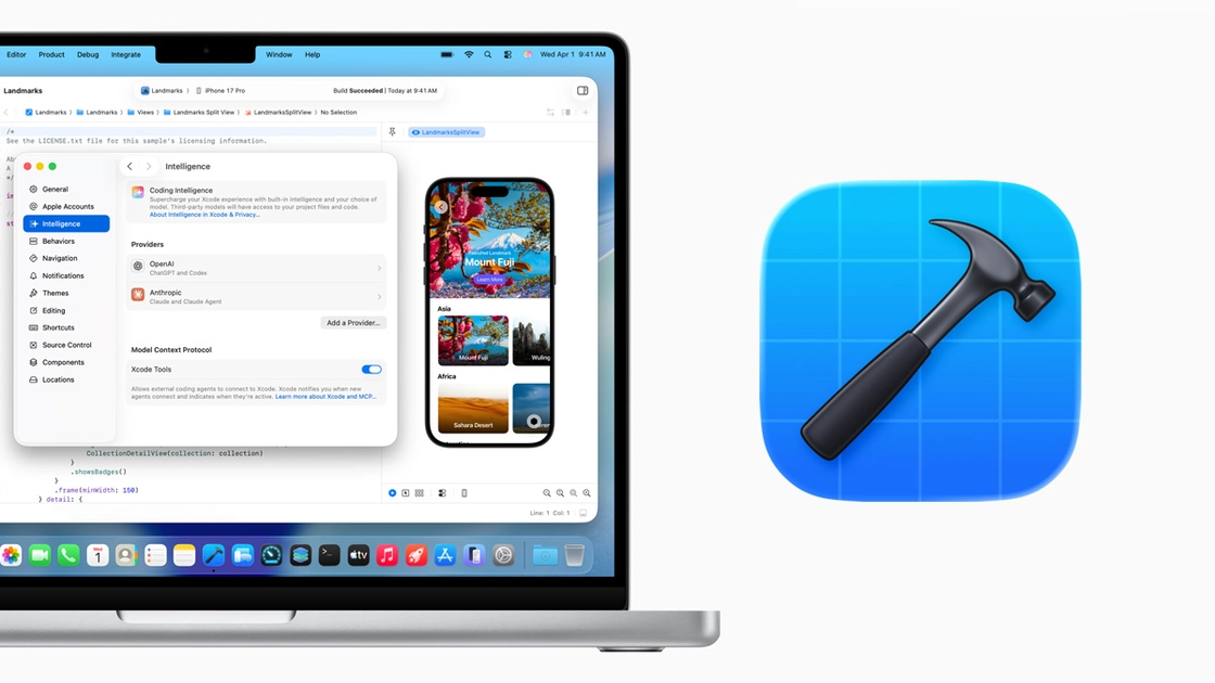 Pas innovant : Claude et Codex maintenant dans Xcode