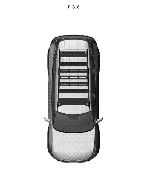 Патентне зображення даху з багажником EV9 ADVNTR