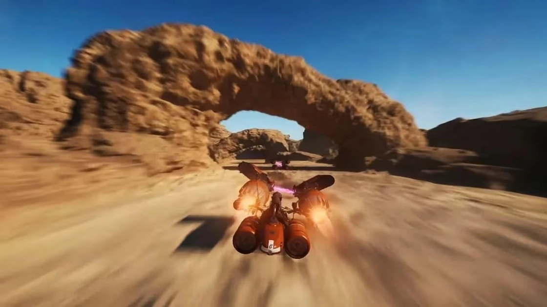 Star Wars: Galactic Racer launches October 6 on PC, PS5 and Xbox Series X/S.