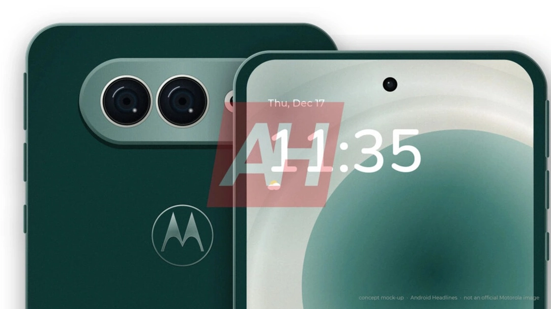 Le pliable large de Motorola déplié : écran intérieur 6,92 pouces et barre de caméra horizontale.