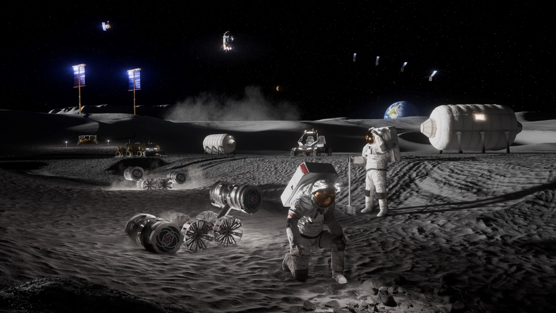 Прилад NASA на поверхні Місяця