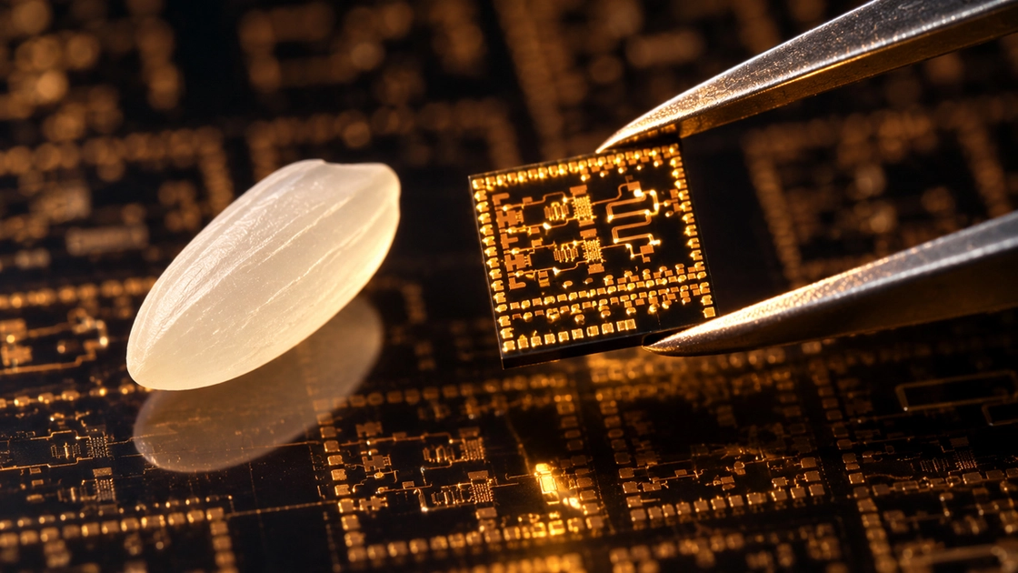 Microchip of the future: a tiny component replacing dozens of devices