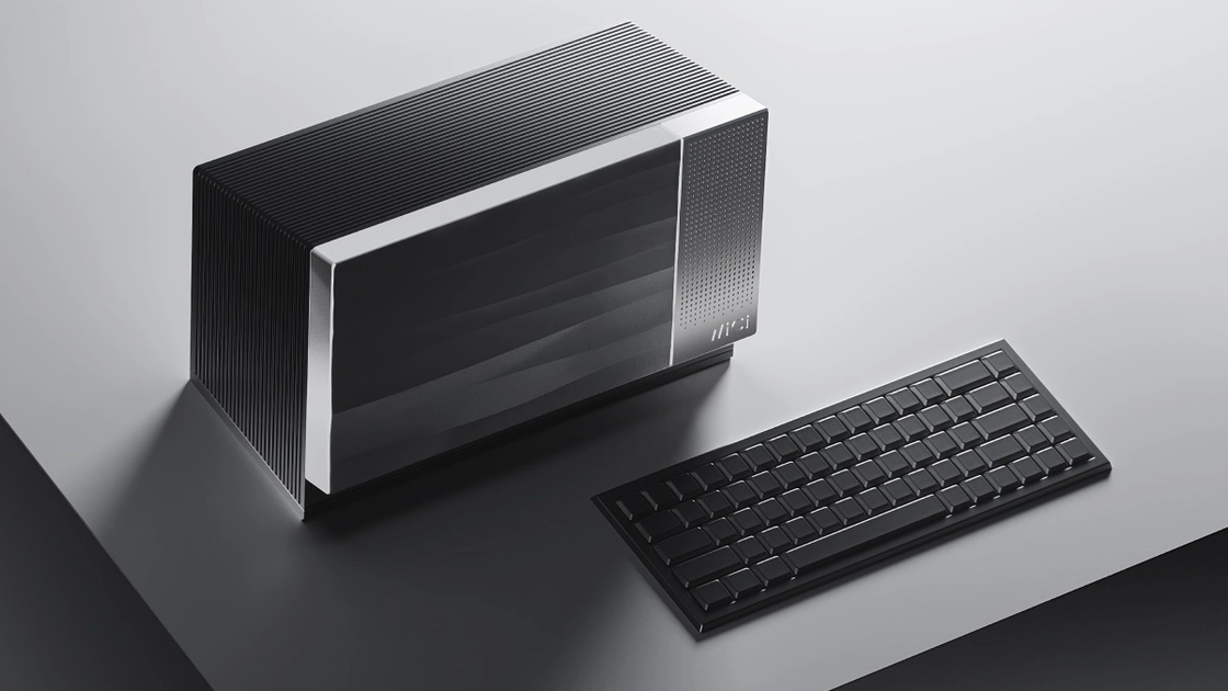 WiCi One with RTX 5060 Ti and 4TB PCIe 5.0 SSD inside the wireless enclosure.
