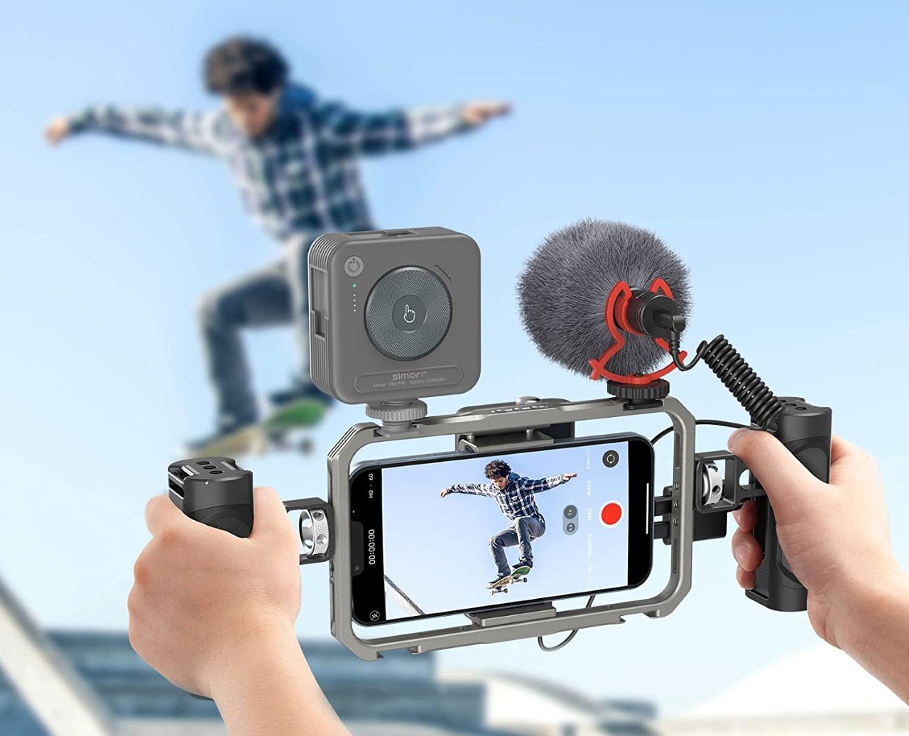 Turn your iPhone into a professional film-making setup with this modular phone-rig-10