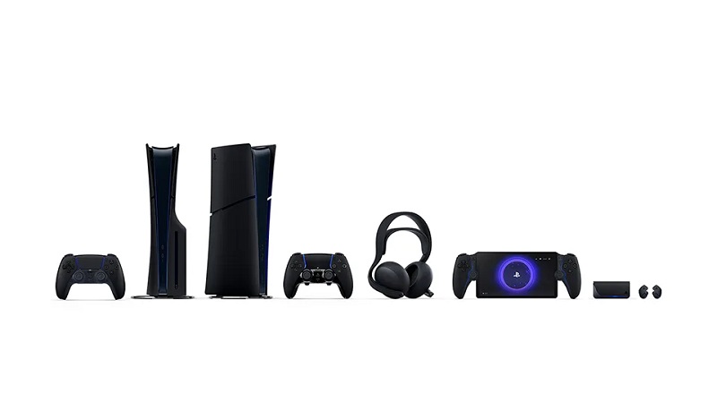 PlayStation 5 accessories in black