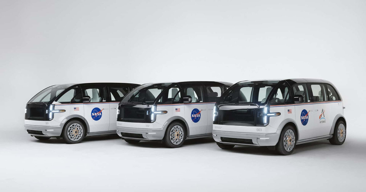 Canoo electric vans for NASA