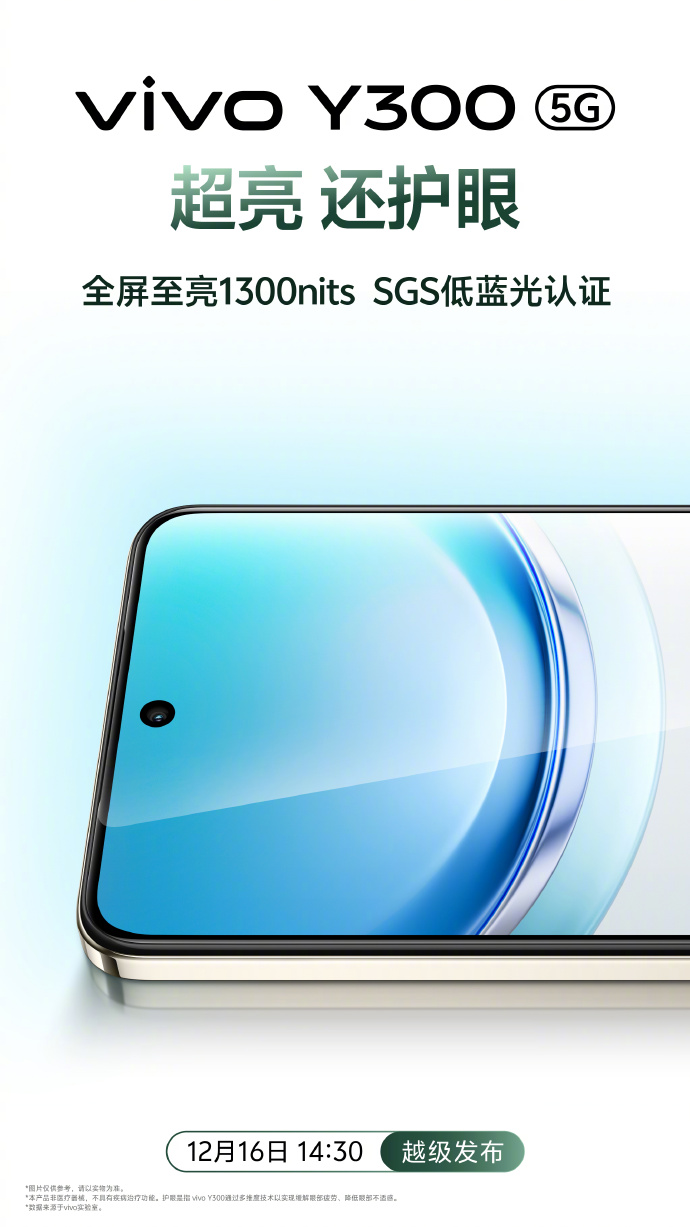 Смартфон Vivo Y300 дизайн і екран