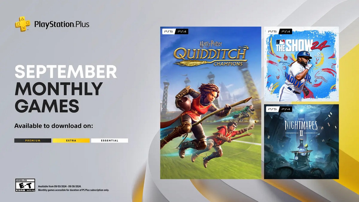Sony has unveiled a selection of September games for PlayStation Plus subscribers, including Harry Potter: Quidditch Champions