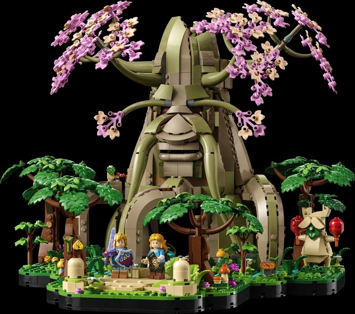 Dans le cadre d'une collaboration intéressante entre Nintendo et LEGO, le premier constructeur sur le thème de The Legend of Zelda a été annoncé. Il vous permettra d'assembler deux variantes du Grand Arbre de Deku.-2