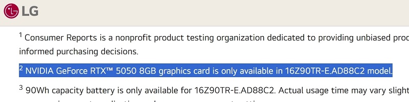 Ігровий ноутбук Gram Pro з RTX 5050