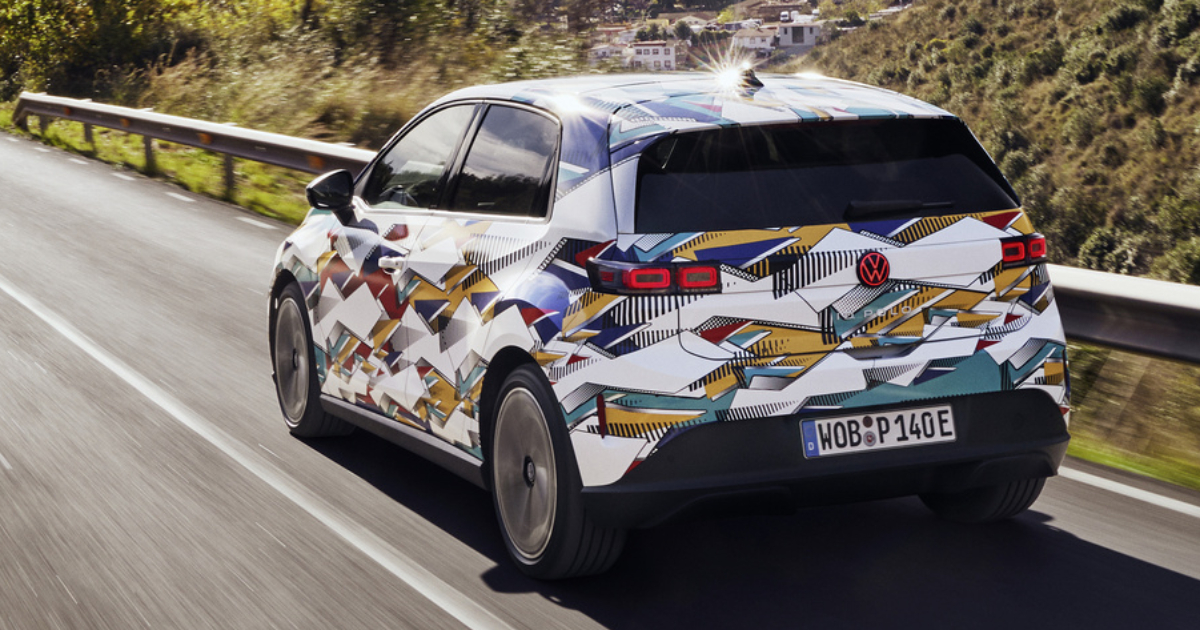 Volkswagen ID. Polo на маршруте тестирования