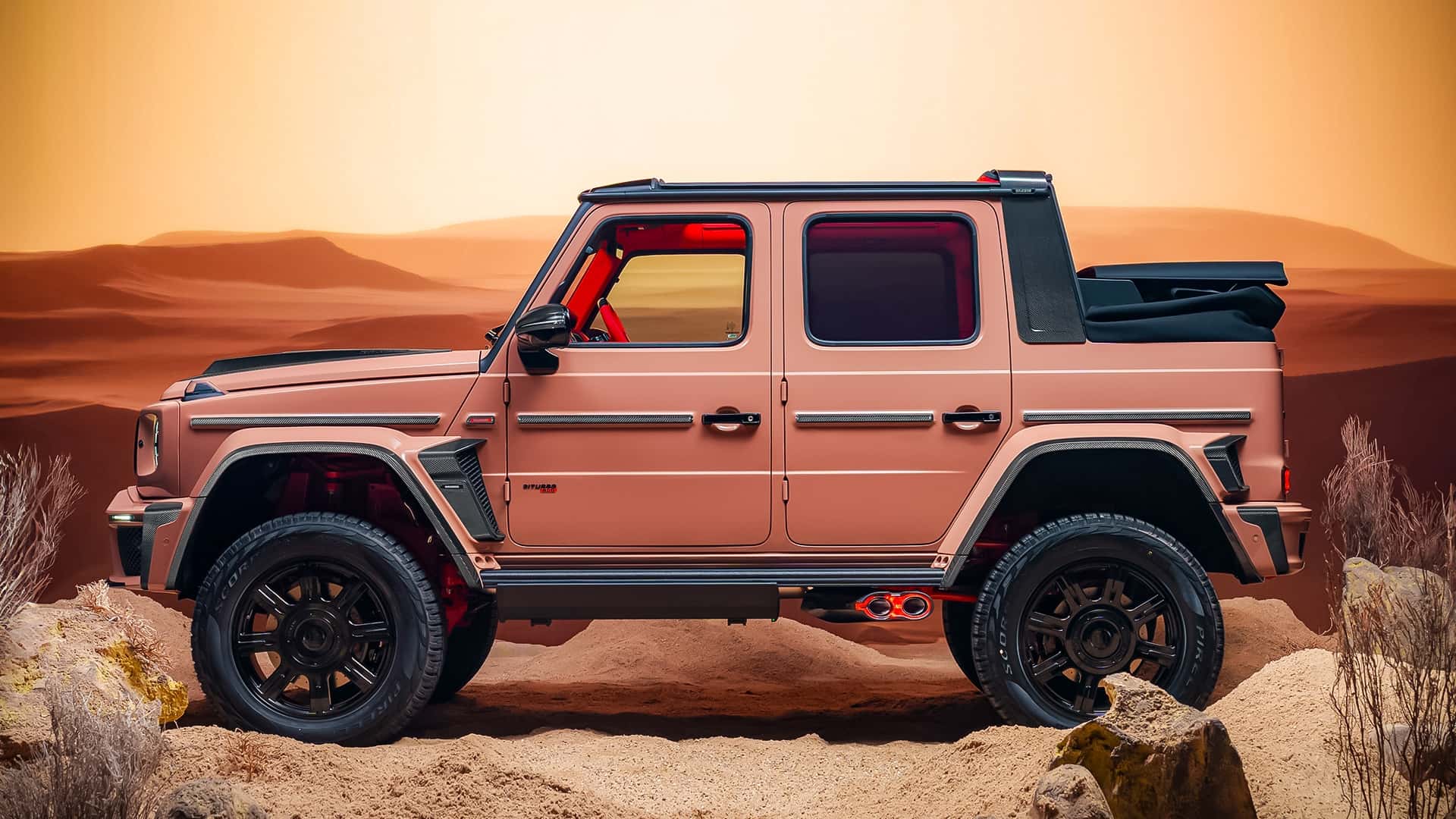 Brabus 800 Cabrio вид сзади