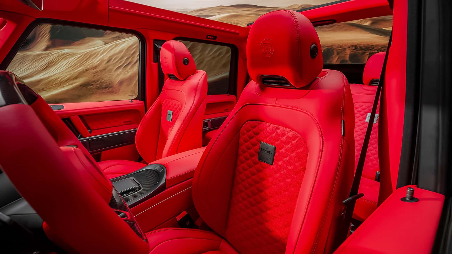 Brabus XL 800 Cabrio интерьер задней части
