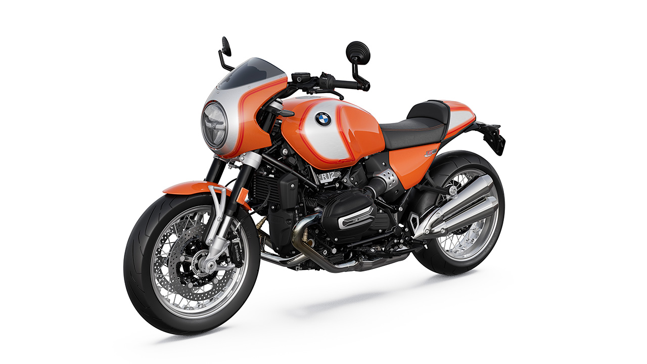 BMW R 12 S en arrière-plan