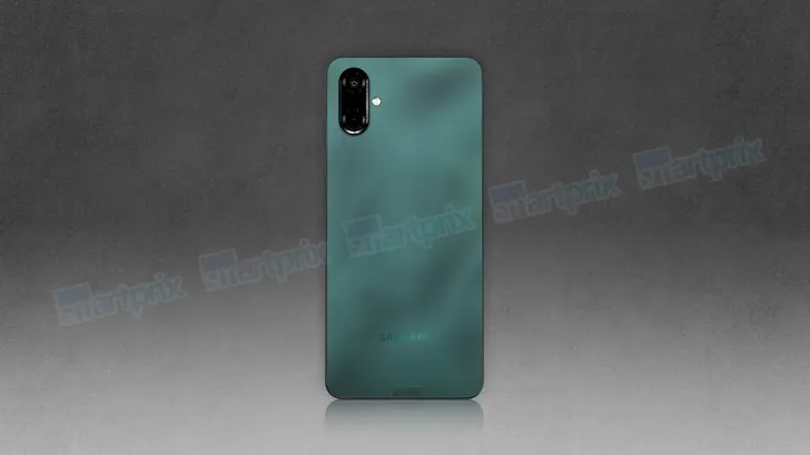Рендер Samsung Galaxy F06 - вид ззаду