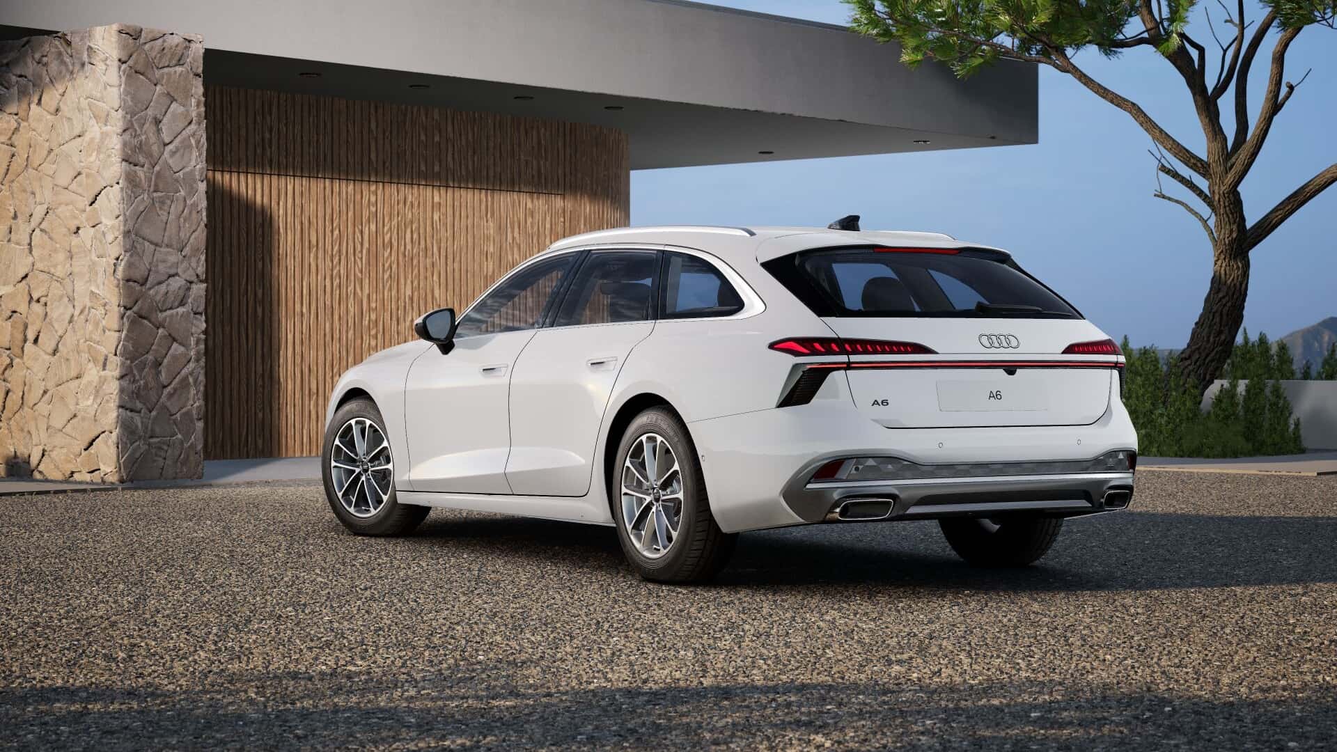 Design of the Audi A6 Avant 2025 in the base configuration