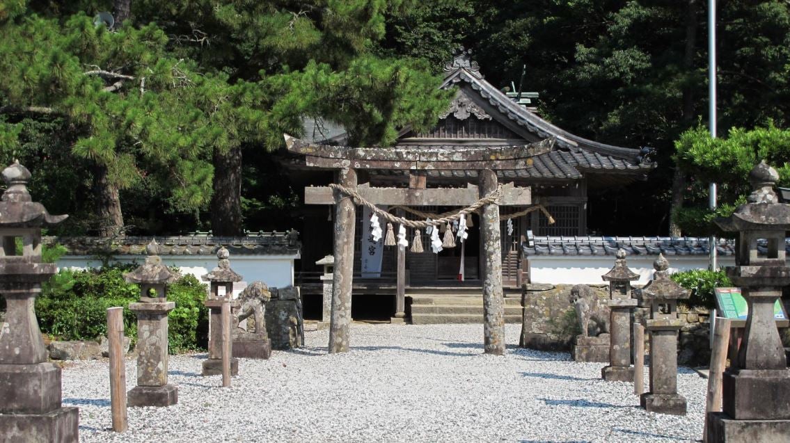 Watazumi Shrine on the island of Tsushima