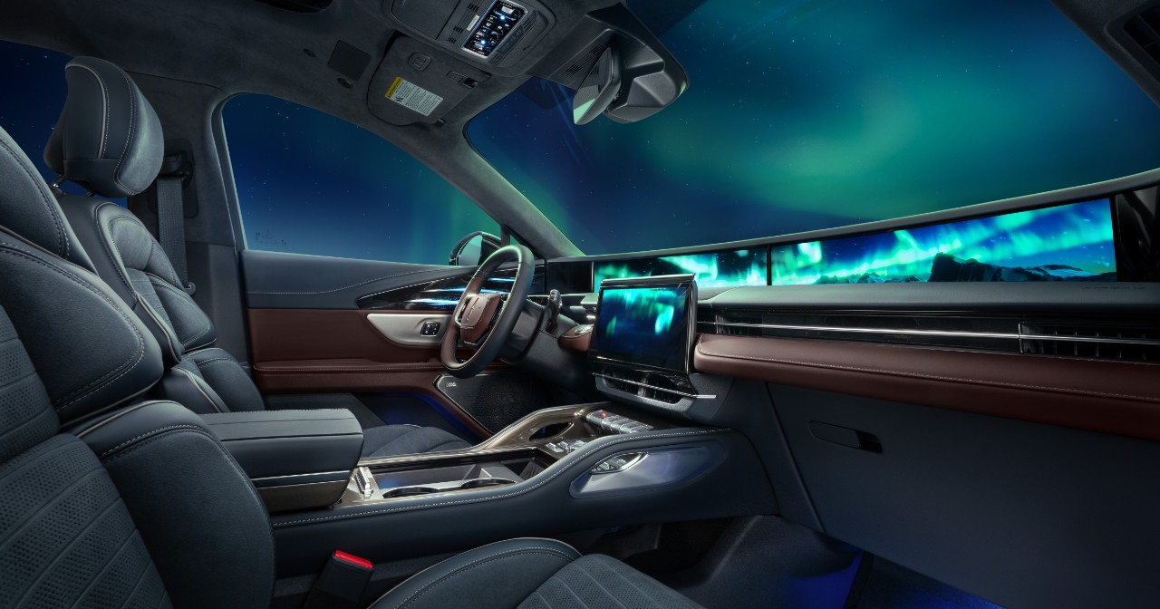 2026 Lincoln Nautilus Black Label інтер'єр, натхненний північним сяйвом 1