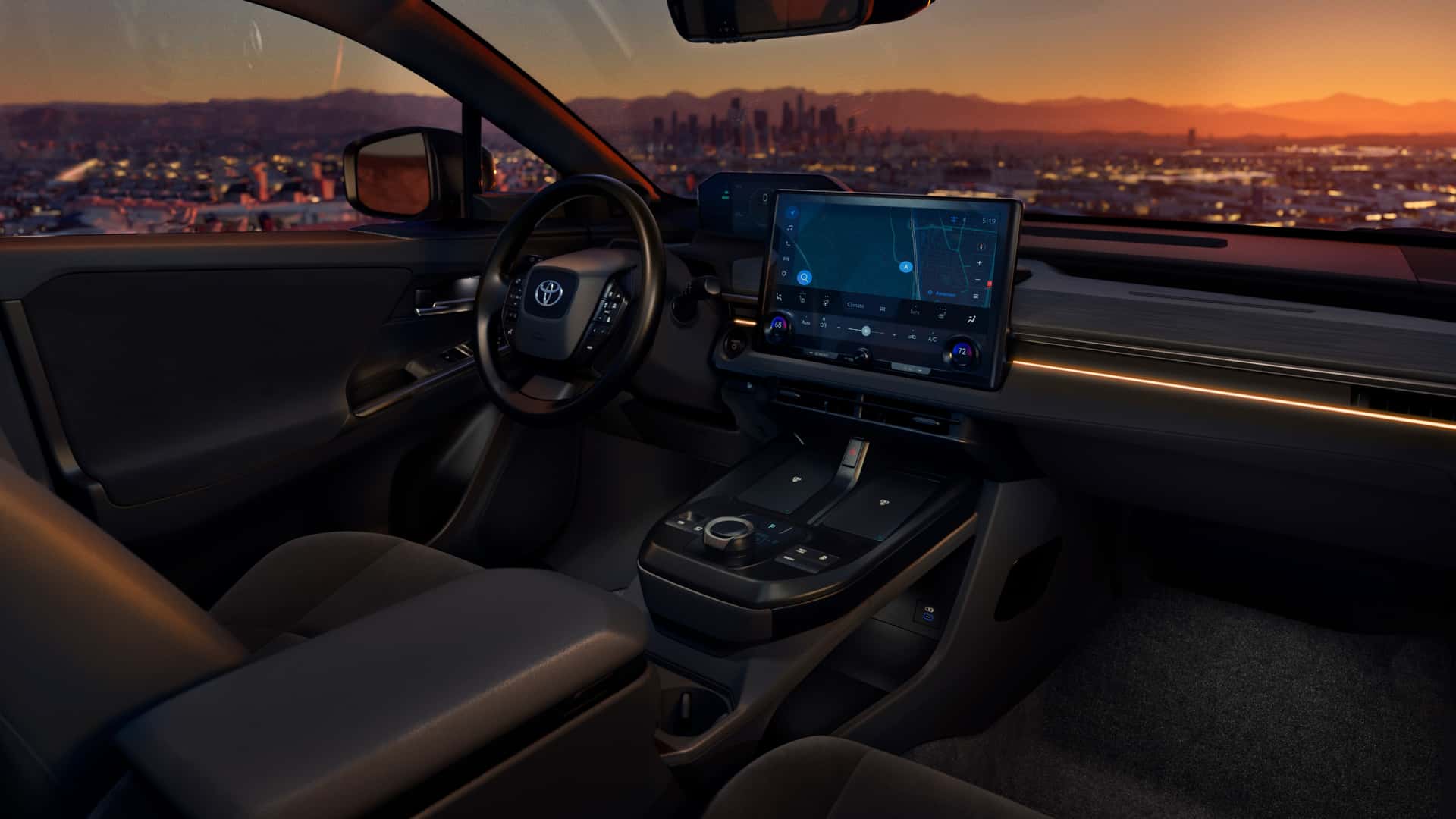 Toyota C-HR EV - дизайн інтер'єру