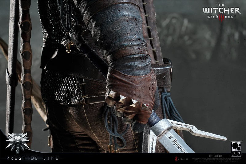 Une figurine de Ciri de The Witcher