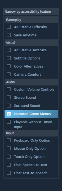 Доступні функції Steam