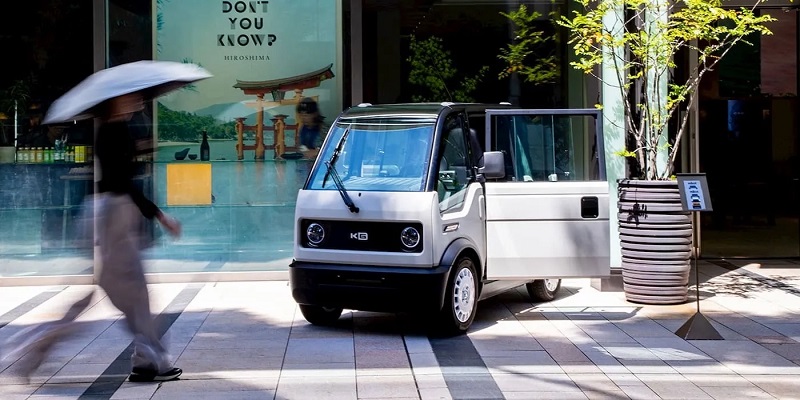Intérieur du véhicule électrique mibot mini EV