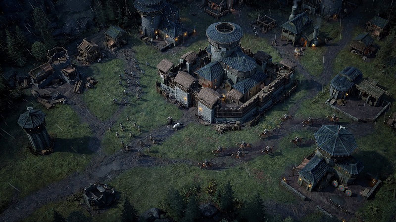 The Stark and Lannister armies in the game