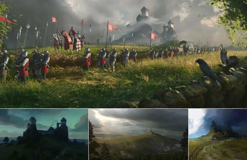 Концептуальные иллюстрации из артбука Kingdom Come: Deliverance II