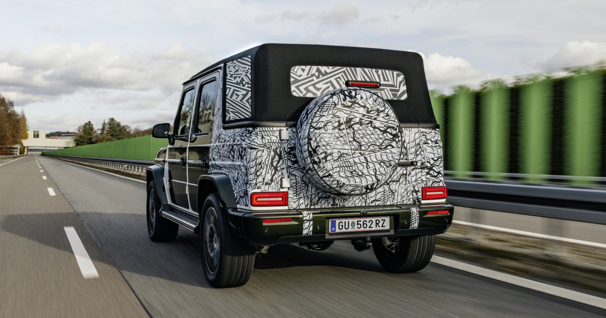 Прототип Mercedes-Benz G-Class 2025 на випробуваннях