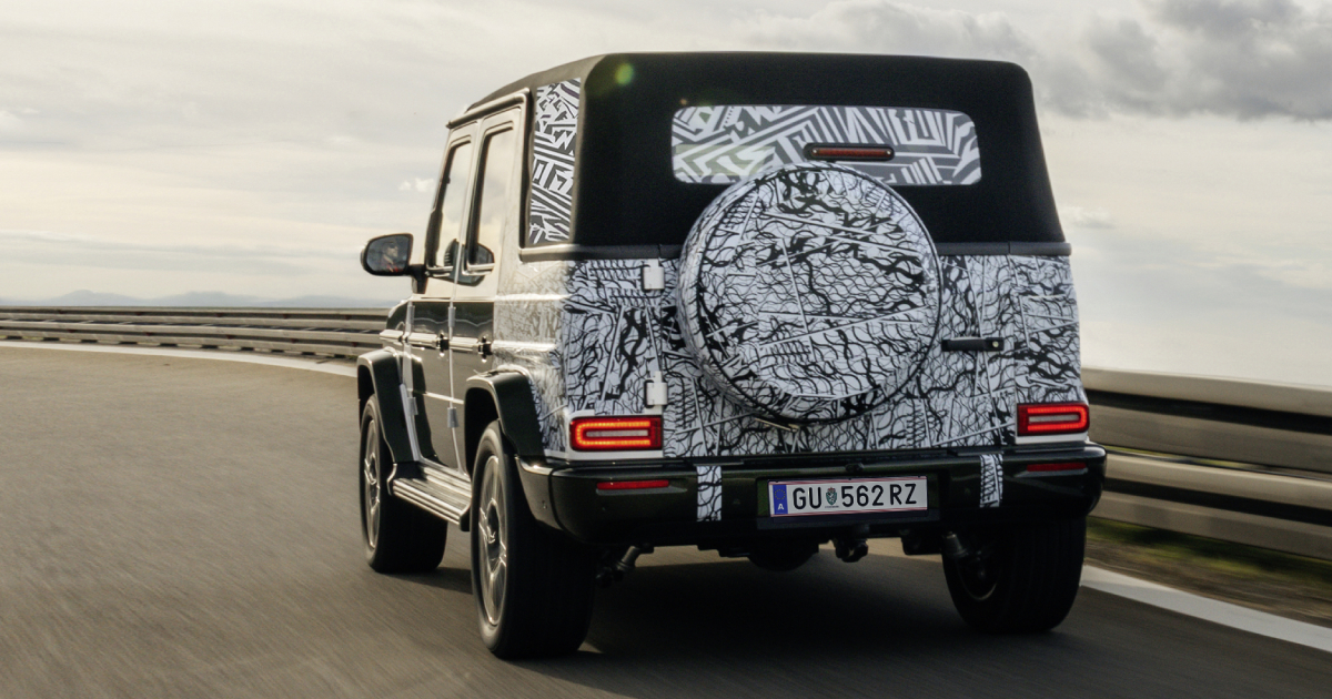 Зимові тести нового кабріолета G-Class в Австрії