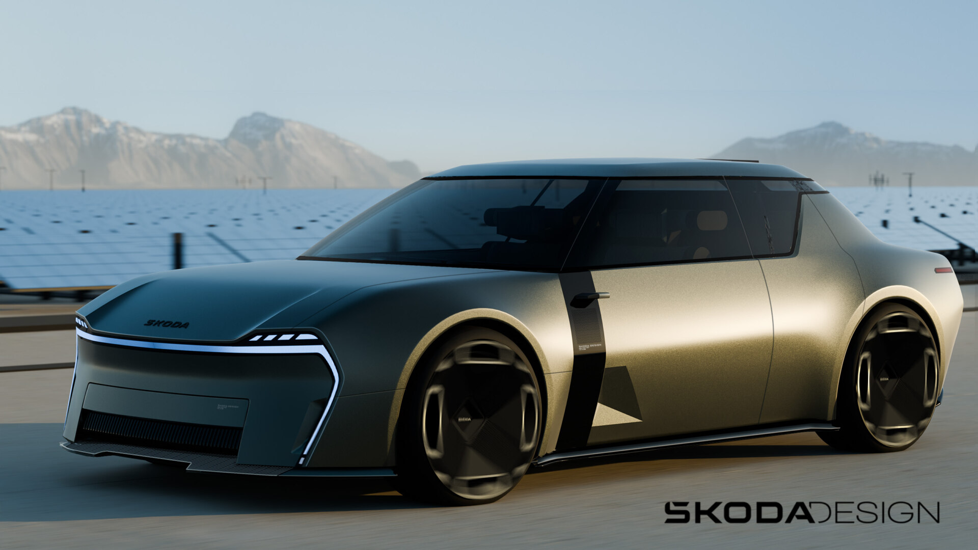 Modern design of Skoda 1000 MBX