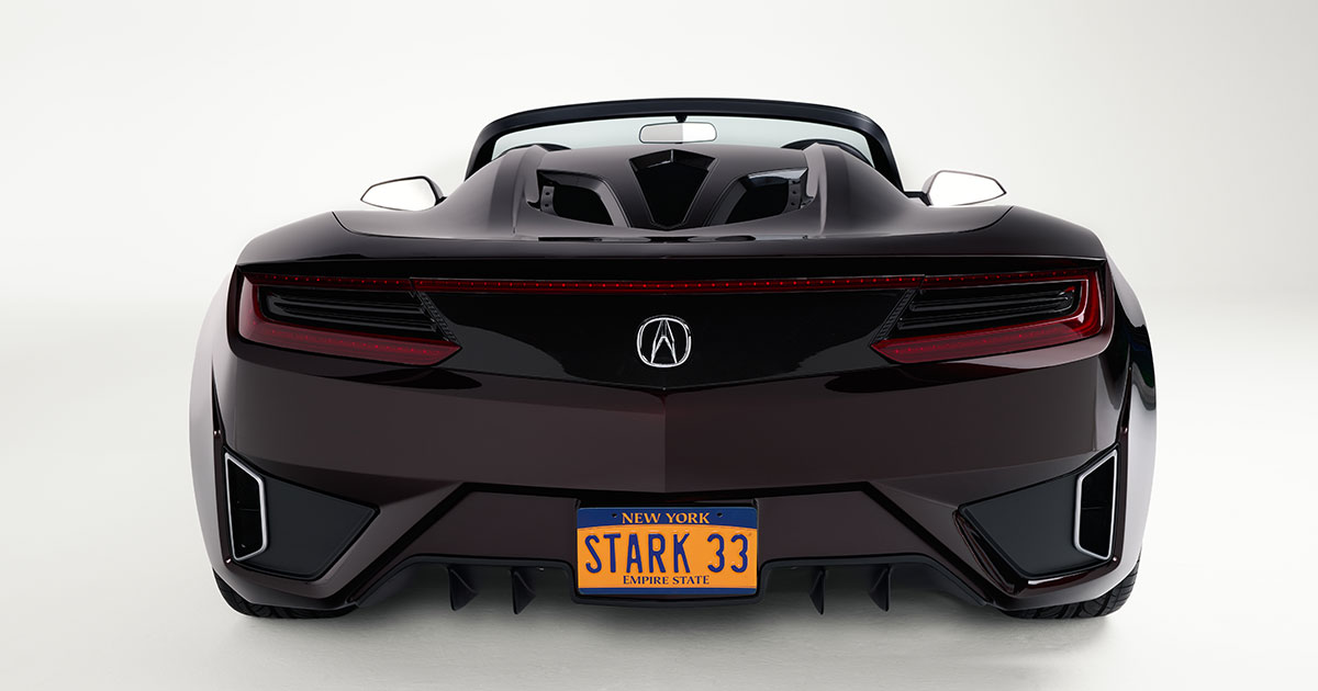 Acura NSX Roadster - side view.