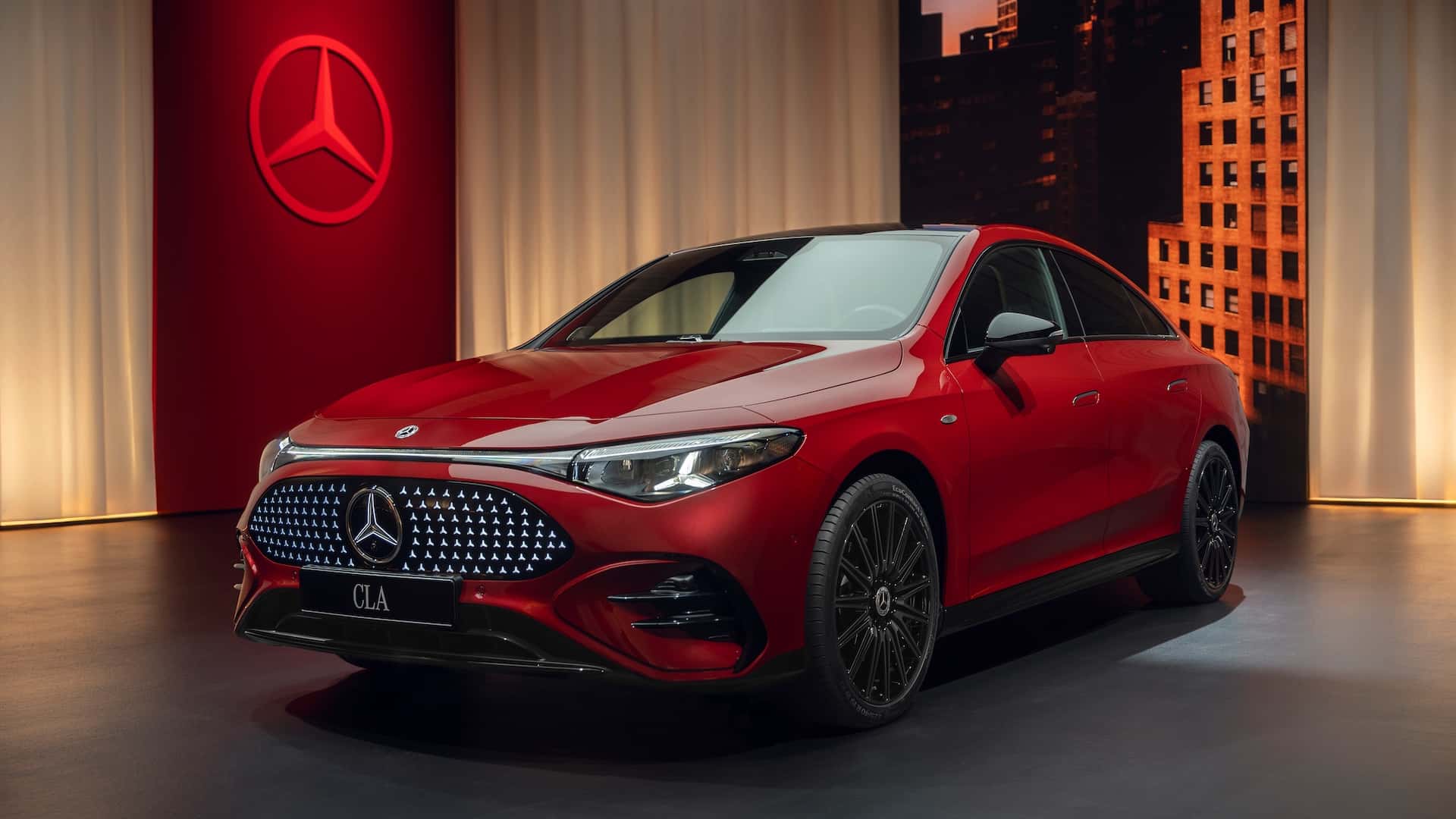 Interior of the new Mercedes-Benz CLA