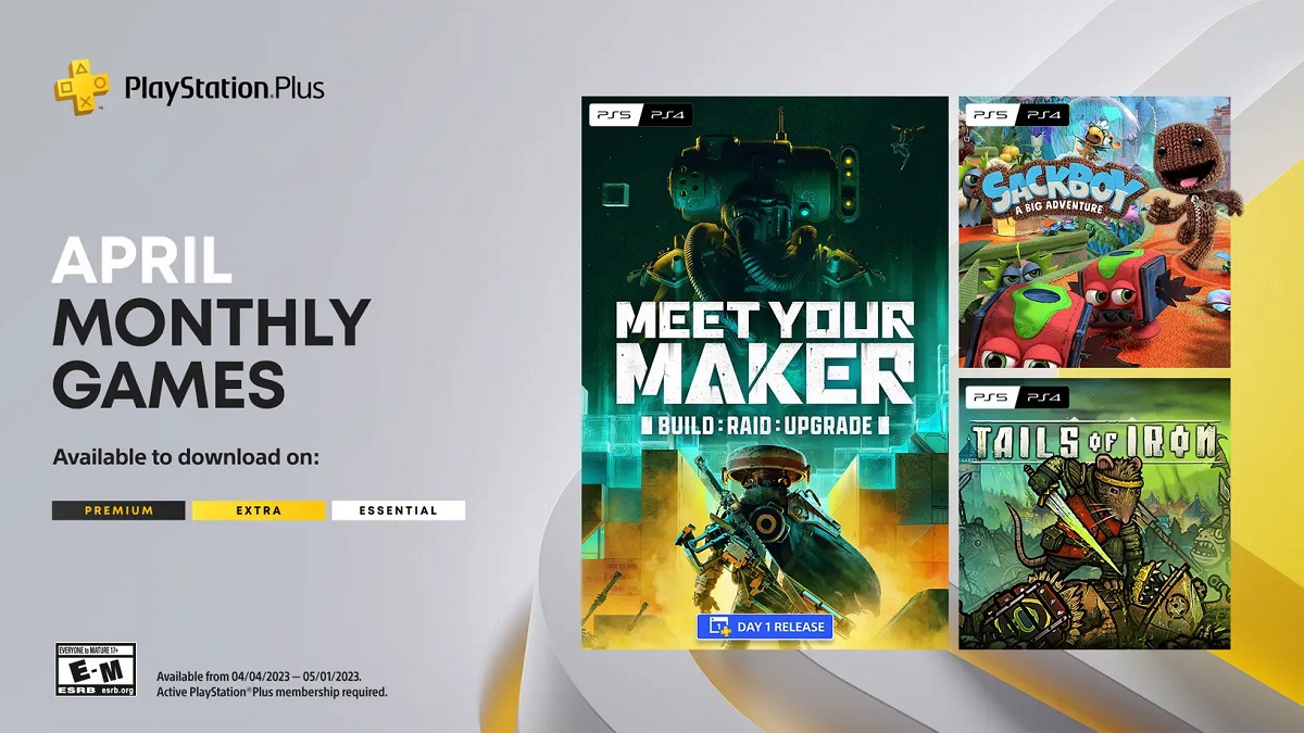 Sony has named the free games that will be available to PS Plus subscribers in April