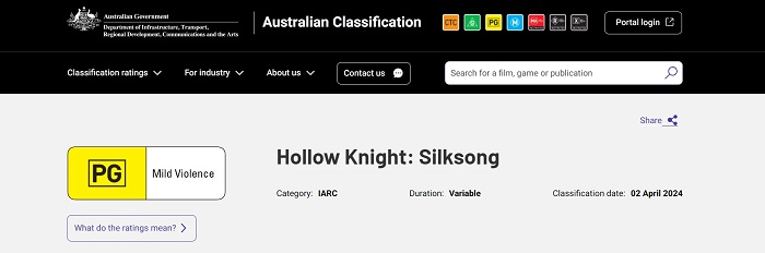 Hollow Knight: Silksong получила возрастной рейтинг в Австралии — релиз долгожданной игры может состояться совсем скоро-2