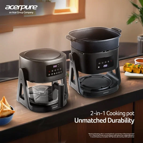 Фритюрниця Chef 2-в-1 Flip Air Fryer. Ілюстрація: Acerpure