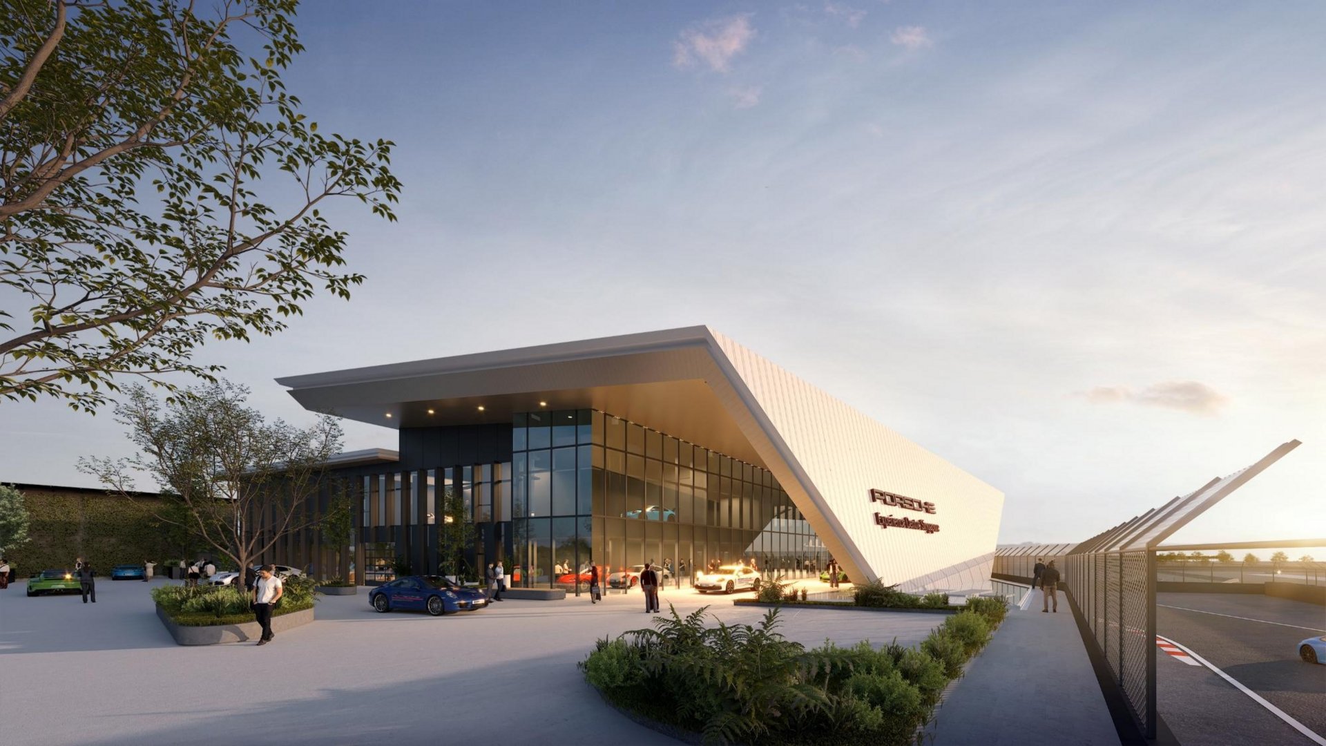 Гоночная трасса Porsche Experience Center в Сингапуре