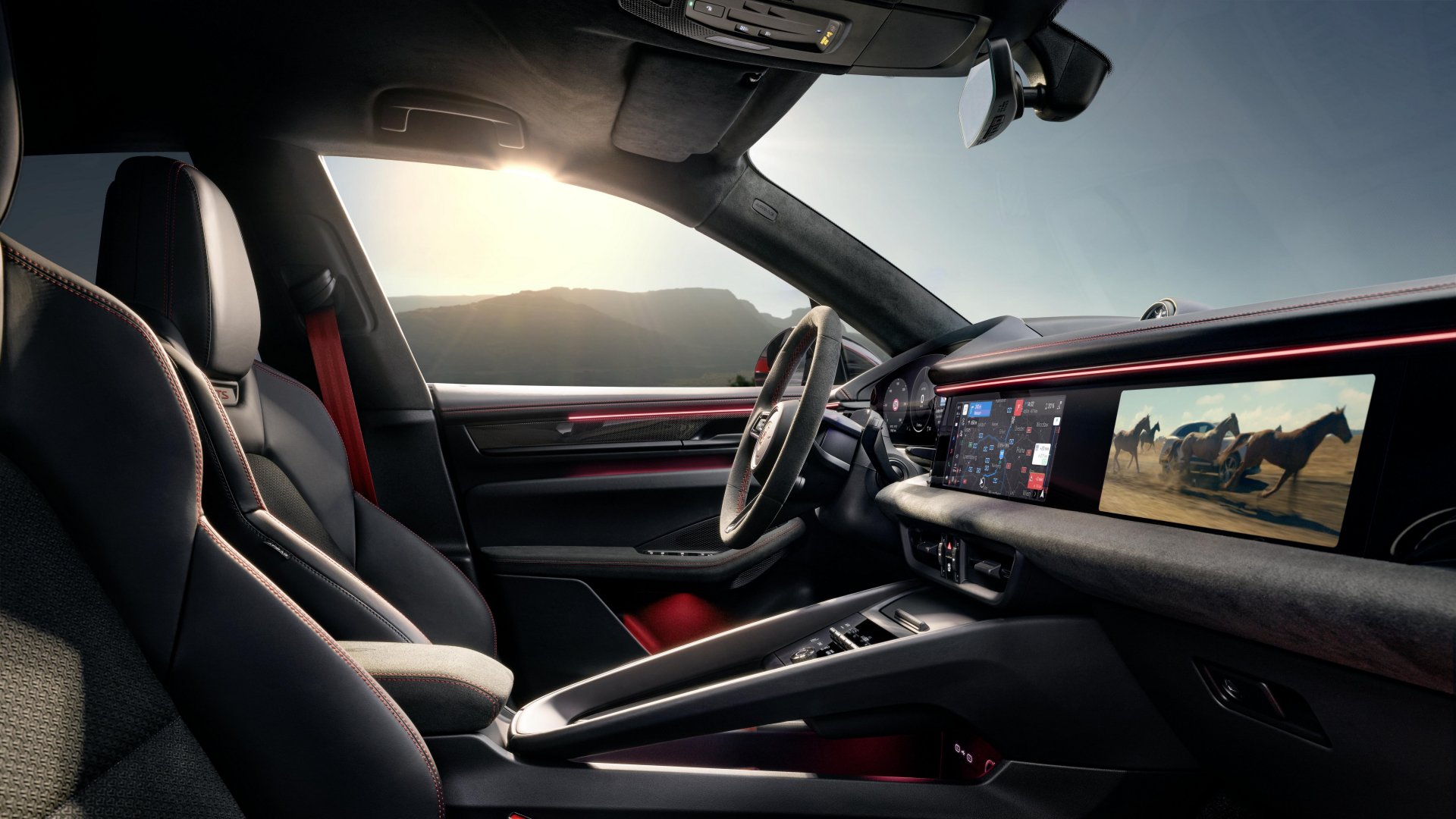 Елементи інтер'єру Porsche Macan GTS