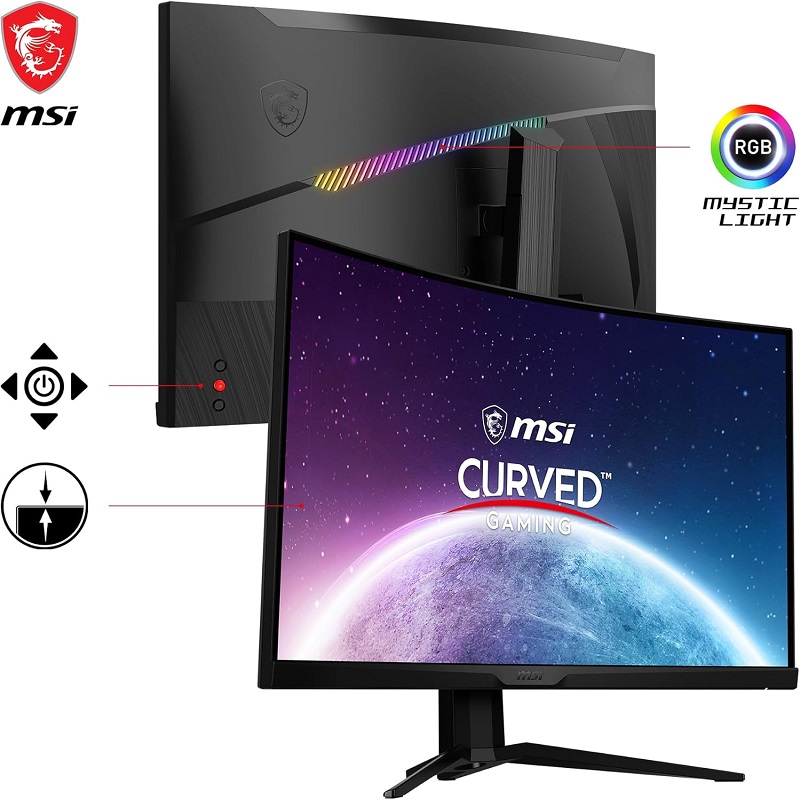 MSI MPG 325CQRXF Monitor Ports