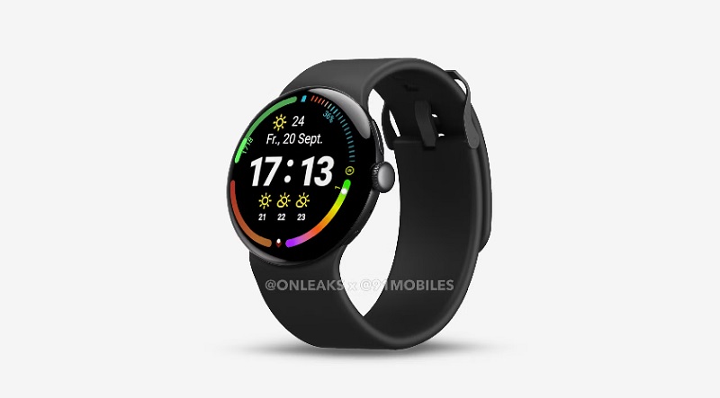 Рендер Google Pixel Watch 4